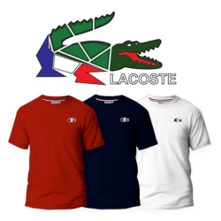 Kit 3 camiseta lacoste France 01
